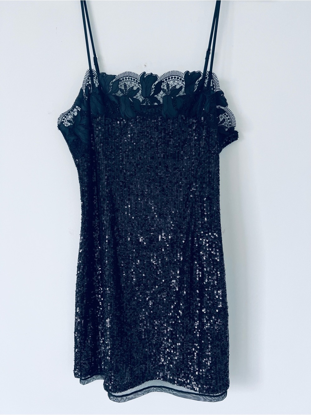 Victoria’s Secret Black Sequin Mini Dress – Size S